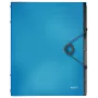 Leitz Trennbuch Solid 6 linguette, cartella a soffietto, A4, polipropilene (PP), blu, 200 fogli, 80 g/m²