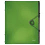 Leitz Registerbuch Solid 6 linguette, cartella a soffietto, A4, polipropilene (PP), verde, 200 fogli, 80 g/m²