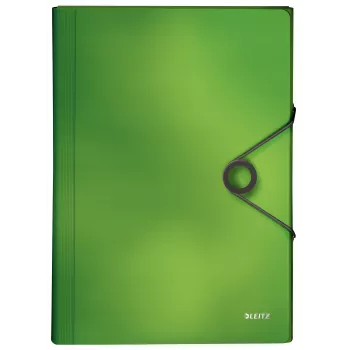 Leitz Project File Solid PP, A4, polipropilene (PP), verde, 250 fogli, 80 g/m², elastico
