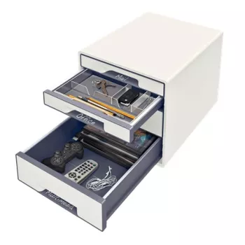 Leitz cassettiera WOW Cube 4 cassetti, 4 cassetti, plastica, bianco, 1 pz., 287 mm, 270 mm