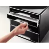 Leitz Desk Cube 4 cassetti, 4 cassetti, plastica, nero, 1 pz., 270 mm, 287 mm