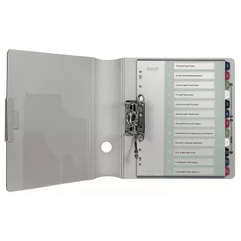 Leitz Index PC Printable 1-12 Style PP A4+, indice numerico, polipropilene (PP), multicolore, verticale, A4 Maxi, 245 mm