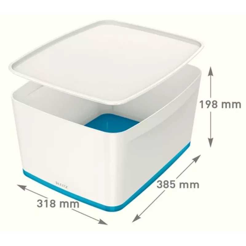 Esselte 5216-10-36 scatola contenitore rettangolare acrilonitrile-butadiene-stirene (ABS) blu, bianco