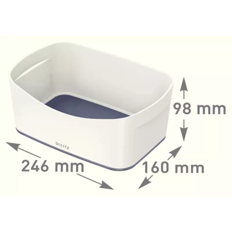 Esselte 5257-10-01 vassoio contenitore rettangolare acrilonitrile-butadiene-stirene (ABS) grigio, bianco