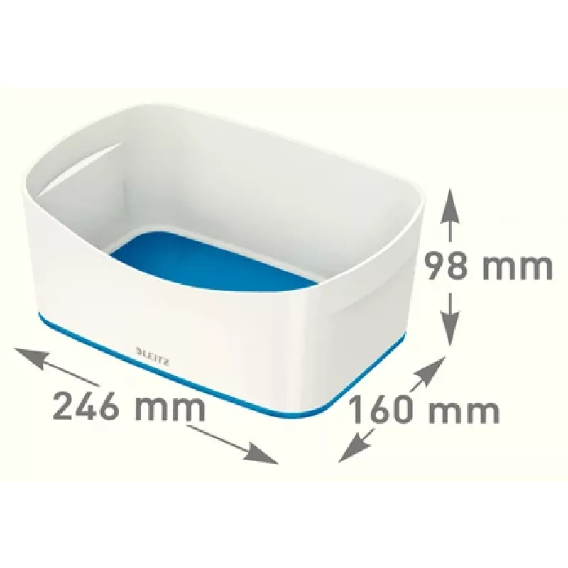 Esselte 5257-10-36 vassoio contenitore rettangolare acrilonitrile-butadiene-stirene (ABS) blu, bianco