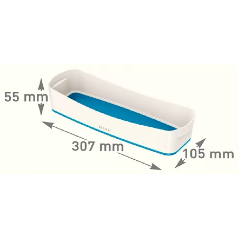 Esselte 5258-10-36 vassoio contenitore rettangolare acrilonitrile-butadiene-stirene (ABS) blu, bianco