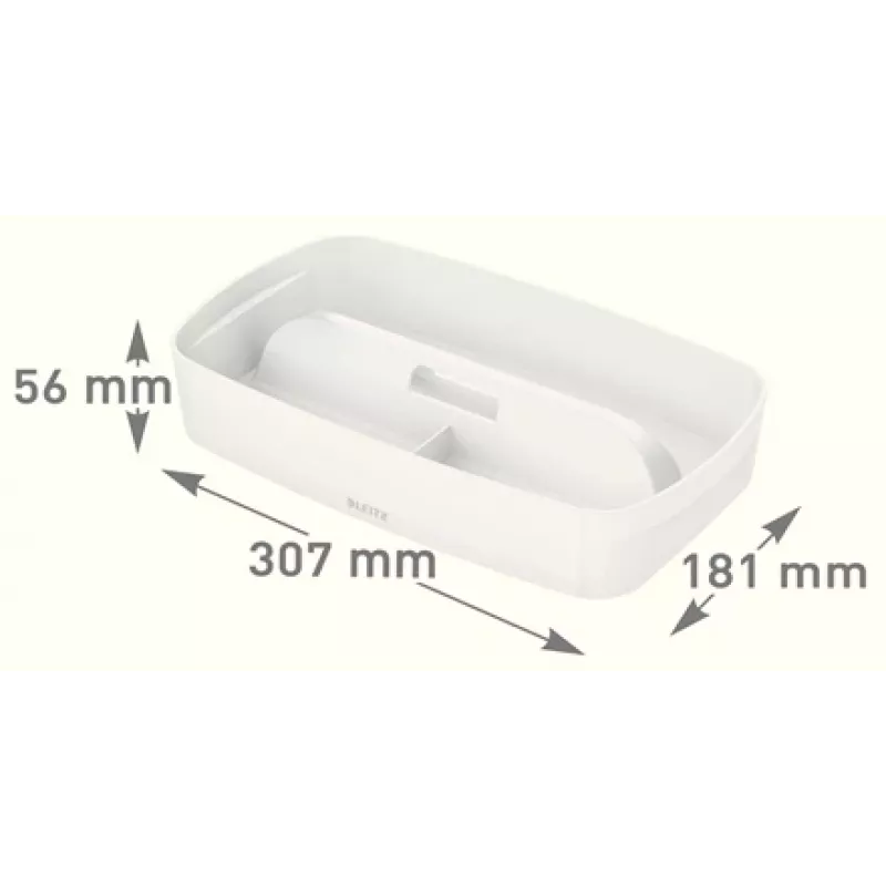 Esselte 5323-00-01 vassoio contenitore rettangolare acrilonitrile-butadiene-stirene (ABS) bianco
