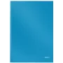 Leitz Notebook Solid Hardcover A4 a righe 90 grammi 80 fogli, monocromatico, blu, A4, 80 fogli, opaco, 80 g/m²