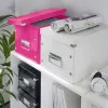 Leitz Box Click & Store WOW Cube Large scatola contenitore, fucsia, cartone, 320 mm, 360 mm, 310 mm