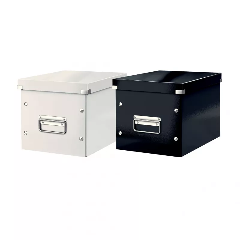 Leitz scatola contenitore Click & Store WOW Cube Medium, fucsia, cartone, 260 mm, 260 mm, 240 mm