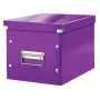 Leitz scatola contenitore Click & Store WOW Cube Medium, lilla, cartone, 260 mm, 260 mm, 240 mm
