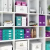 Leitz scatola contenitore Click & Store WOW Cube Medium, lilla, cartone, 260 mm, 260 mm, 240 mm