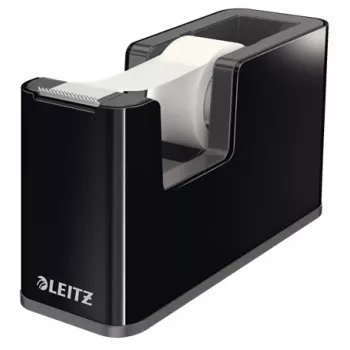 Leitz portanastro adesivo Dual Colour, 1,9 cm, 33 m, polistirene, nero, 51 mm, 126 mm