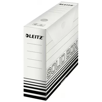 Leitz 61270001 scatola archivio cartone nero, bianco