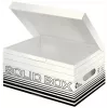 Leitz 61170001 Scatola portaoggetti in cartone nero, bianco