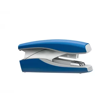 Leitz Cucitrice Softpress chiusura piatta 30 fogli, 30 fogli, blu, chiusura piatta, punti Leitz Softpress, plastica, 80 g/m²