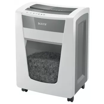 Leitz IQ Office Pro Distruggidocumenti P5, taglio micro, 23 cm, 2 x 15 mm, 30 l, 300 fogli, 55 dB