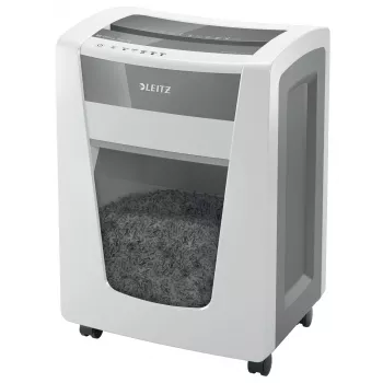 Leitz IQ Office Pro Distruggidocumenti P4, taglio a croce, 23 cm, 4 x 40 mm, 30 l, 275 fogli, 55 dB