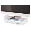 Leitz Supporto monitor regolabile Ergo WOW, 68,6 cm (27 inch), regolazione in altezza, blu, bianco