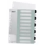 Leitz Indici Printable PP A4+ 1-10 WOW bianco/nero