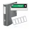 Leitz Raccoglitore Active PP WOW A4/80 mm, A4, anello a D, archivio, polyfoam, bianco, 500 fogli