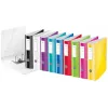 Leitz Raccoglitore Active PP WOW A4/80 mm, A4, anello a D, archivio, polyfoam, bianco, 500 fogli