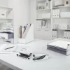 Leitz Raccoglitore Active PP WOW A4/80 mm, A4, anello a D, archivio, polyfoam, bianco, 500 fogli