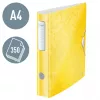 Leitz Raccoglitore ad anelli Active PP WOW A4/65 mm, A4, anello a D, archivio, polyfoam, giallo, 350 fogli