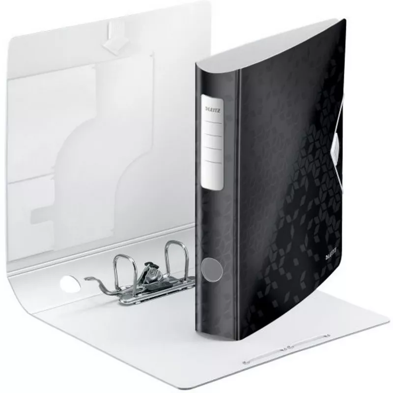 Leitz Raccoglitore Active PP WOW A4/65 mm, A4, polyfoam, nero, 350 fogli, 80 g/m², 6,5 cm