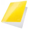 Leitz Cartella piatta cartone WOW A4, cartella classica, A4, cartone, giallo, verticale, 250 fogli