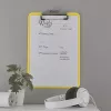 Leitz Portablocco senza copertina anteriore WOW, A4, plastica, giallo, 80 fogli, 228 mm, 320 mm