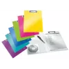 Leitz Portablocco con copertina WOW, A4, polyfoam, bianco, 75 fogli, 1 tasca, 230 mm