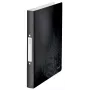 Leitz Raccoglitore ad anelli WOW PP A4 2RR/25 mm, A4, anello tondo, polipropilene (PP), nero, 190 fogli, 80 g/m²
