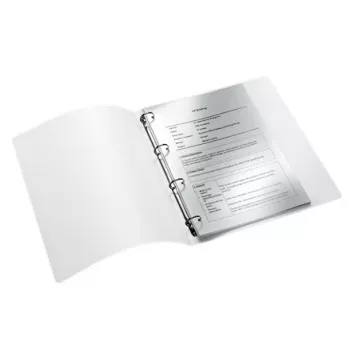 Leitz WOW Raccoglitore ad anelli, A4, anello tondo, archivio, polipropilene (PP), bianco, lucido