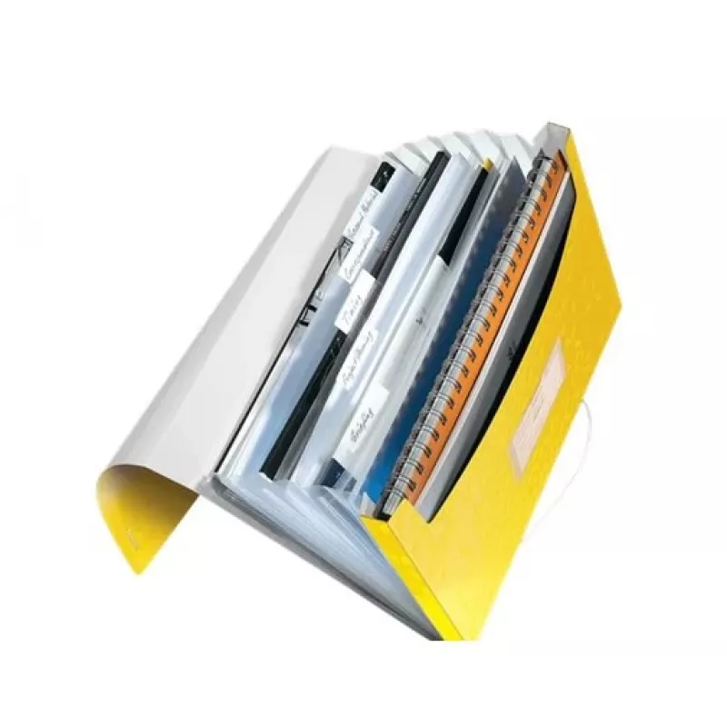 Leitz Cartella progetto WOW PP, A4, polipropilene (PP), giallo, verticale, 250 fogli, 80 g/m²