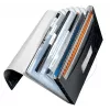 Leitz Cartella progetto WOW PP, cartella con busta, A4, polipropilene (PP), nero, orizzontale/verticale, 250 fogli