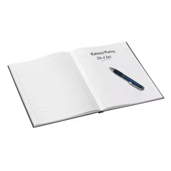 Leitz Quaderno WOW A5 a righe con copertina rigida 90 g/80 fogli, fantasia, nero, A5, 80 fogli, 80 g/m², carta a righe
