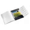Leitz Cartella con separatori WOW PP 6 linguette, raccoglitore classico, A4, polipropilene (PP), nero, lucido, 200 fogli