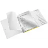Leitz libro divisorio WOW PP a 12 sezioni, A4, polipropilene (PP), giallo, 200 fogli, 80 g/m², 265 mm