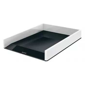 Leitz vassoio portadocumenti WOW Dual Colour, plastica, nero, bianco, A4, A4, 267 mm, 336 mm