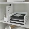 Leitz vassoio portadocumenti WOW Dual Colour, plastica, nero, bianco, A4, A4, 267 mm, 336 mm