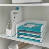 Leitz raccoglitore per riviste WOW Dual Colour, viola, bianco, plastica, A4, 73 mm, 272 mm, 318 mm