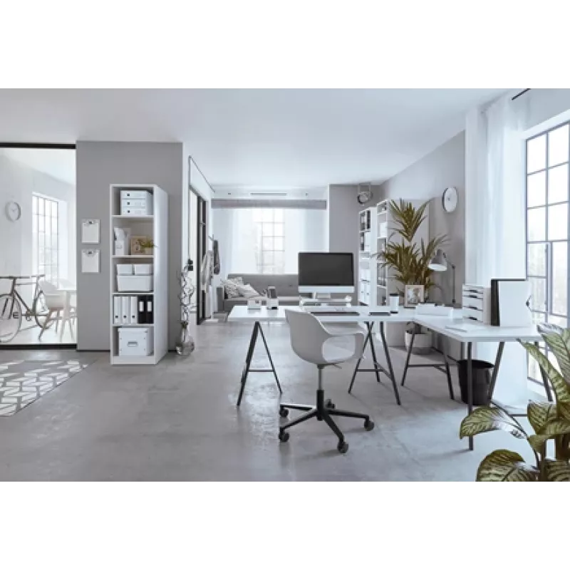 Leitz WOW Dual Colour portariviste, A4, nero/bianco