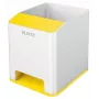 Leitz portapenne Sound WOW, bianco, giallo, polistirene, 90 mm, 101 mm, 100 mm, 140 g