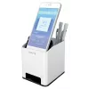 Leitz portapenne Sound WOW, nero, bianco, polistirene, 90 mm, 101 mm, 100 mm, 140 g