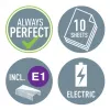 Leitz NeXXt cucitrice a batteria WOW 5566, 10 fogli, caricamento frontale, 1 cm, plastica, bianco, batteria
