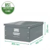 Leitz Click & Store WOW scatola portaoggetti grande, giallo, cartone, 369 mm, 482 mm, 200 mm