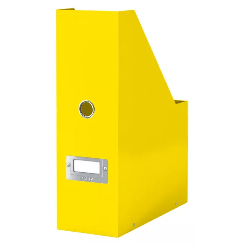 Leitz Click & Store WOW raccoglitore per riviste, giallo, cartone, 103 mm, 253 mm, 330 mm, 95 x 245 x 310 mm