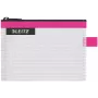 Leitz pochette da viaggio idrorepellente WOW Small, unisex, borsa accessori, piccola, zip, idrorepellente, rosa