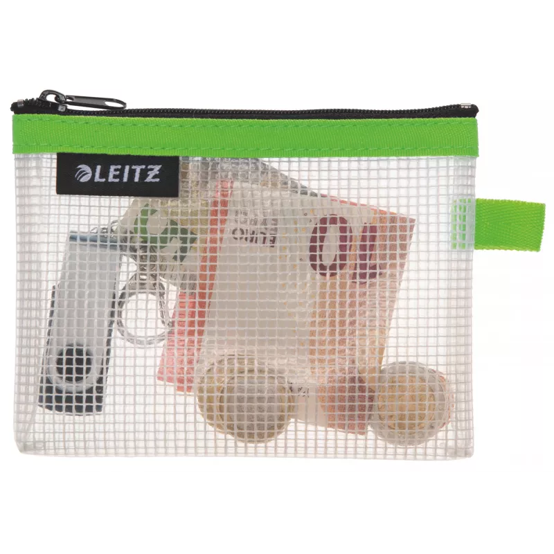 Leitz pochette da viaggio idrorepellente WOW Small, unisex, borsa accessori, piccola, zip, idrorepellente, verde